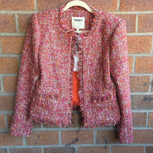 L'AGENCE Angelina Tweed Jacket - Picture 4 of 11